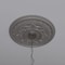 Ekena Millwork Baltimore PVC Medallion (Canopies up to 7 3/4"), 19"OD x 3 1/2"ID x 1"P, Metallic Silver Metallic CMP19BACSV - alternate 6